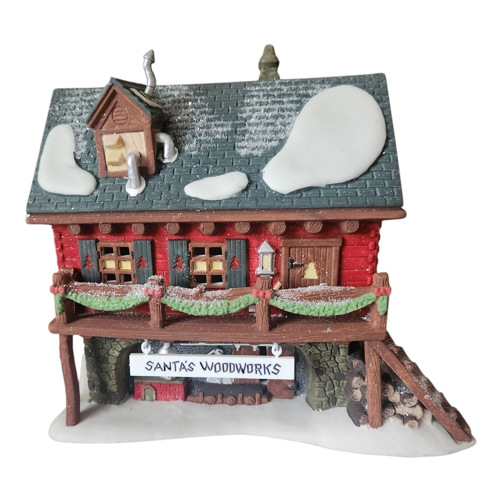 Santa's Woodworks Holiday Decoration